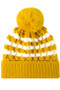 Cozy Striped Pom Pom Beanies 