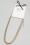 18K Gold Dipped Triple Multi Strain Necklace