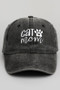 Garment Dyed Cat Mom Adjustable Dad Hat