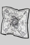 Belt And Chain Silky Square Scarf