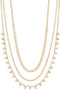 Cz Layered Choker Necklace - #17819CR
