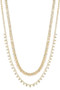 Two Piece Layered Cz Choker Necklace