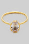Lavish Oval Cz Ring