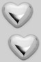 Cute Puff Heart Studs