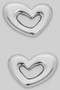 Cutout Heart Studs