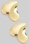 Curved And Pressed Drop Earrings