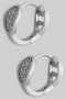 Tear Cz Pave Huggies