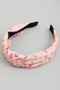 Country Flower Knotted Headband