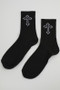 Cross Print Ankle Socks - #KL25158