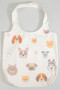 Adorable Dog Print Canvas Tote Bag