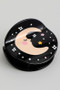 Round Acrylic Crescent Moon Hair Clip