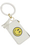 Howdy Or Smiley Wristlet Keychain