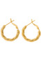 Twisted Hoop Earrings - #GE7140