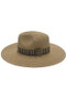 Aztec Band Straw Panama Hat