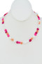 Bead Flower Pearl Necklace