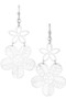 Linked Floral Dainty Earrings