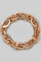 Oval Link Chain Stretch Bracelet