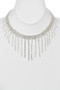 Cz Tassel Drop Choker