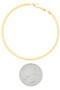 Solid Flat Hoop Earrings