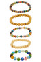 Lampwork Glass Bracelet Set