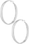 Flat Wide Hoop Earrings