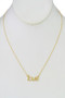 Brass Ball Texture Necklace