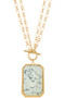 Sun Cloud Stone Pendant Necklace