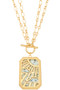 Sun Cloud Stone Pendant Necklace