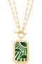 Sun Cloud Stone Pendant Necklace