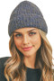 Fuzzy Knit Beanie