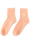 Embroidered Rose Ankle Socks