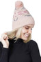 Aztec Pom Beanie - #EHT10431