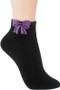 Contrast Bow Ankle Socks