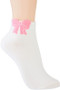 Contrast Bow Ankle Socks