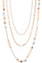 Long Disc Detail Necklace Set