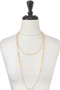 Long Disc Detail Necklace Set