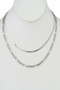 Layered Chain Necklace.