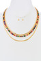 Baguette Snake Chain Necklace