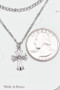 Radiant Cross Pendant Necklace Set