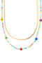 Evil Eye Charm Layered Choker Necklace