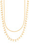 Snake Chain And Star Drop Choker Necklace
