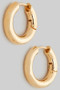 Brass Hinge Hoop Earrings