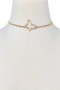 Rhinestone Butterfly Choker Necklace.