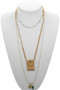 Pouch Pendant Layered Necklace