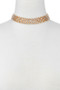 Rhinestone Pave Choker Necklace