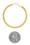 Rhinestone Hoop Earrings.