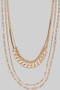 Mix Three Piece Chain Necklace Set