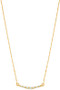 Diamond Bar Pendant Necklace