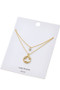 Cz Moon Layered Necklace