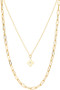 Clover Pendant Layered Necklace - #INC393-0